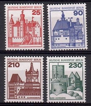 Znaczek Berlin, Niemcy 1978 Mi 587-590 Czyste **