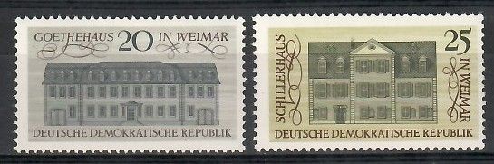 Znaczek NRD / DDR 1967 Mi 1329-1330 Czyste **