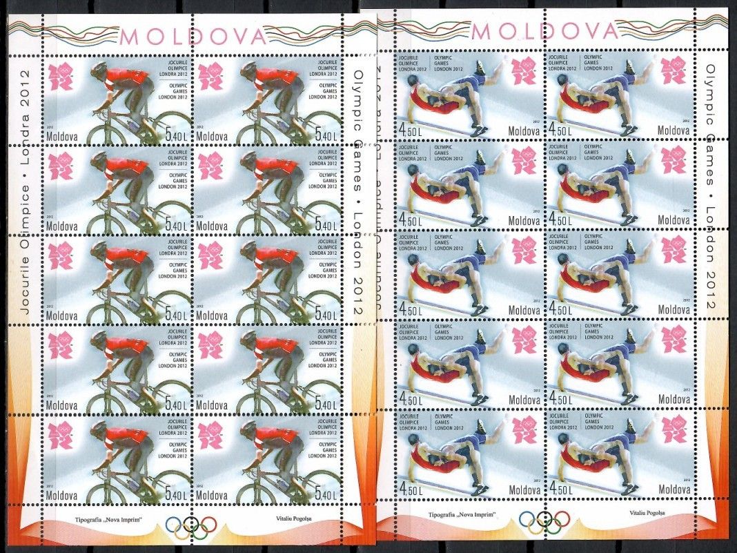 Znaczek Mołdawia 2012 Mi ark 803-804 Czyste **