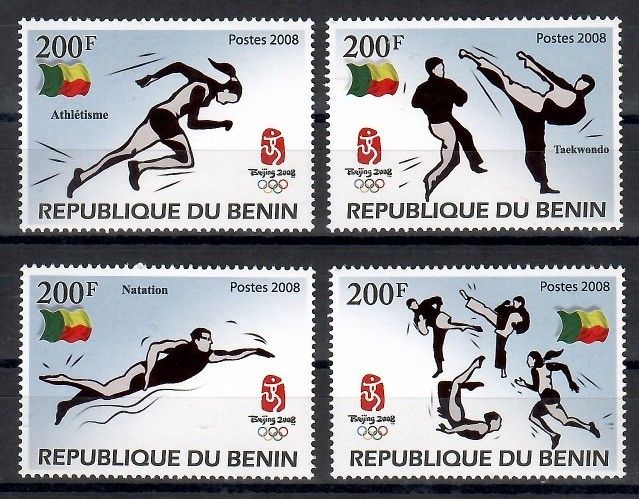 Znaczek Benin 2008 Mi 1463-1466 Czyste **