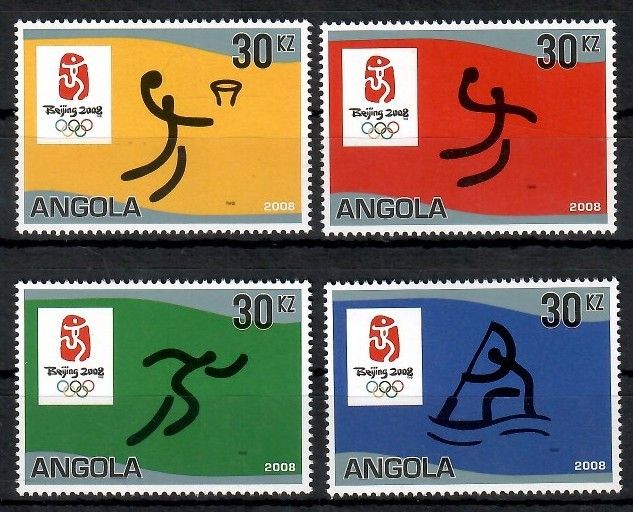 Znaczek Angola 2007 Mi 1787-1790 Czyste **
