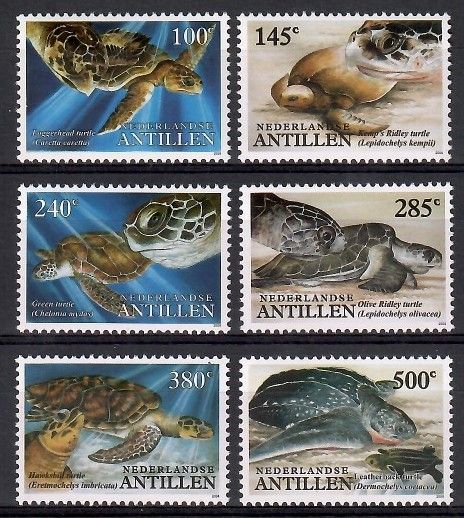Znaczek Antyle Holenderskie 2004 Mi 1349-1354 Czyste **