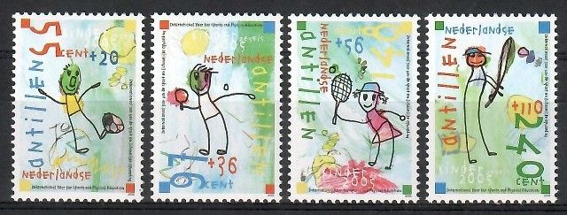 Znaczek Antyle Holenderskie 2005 Mi 1405-1408 Czyste **