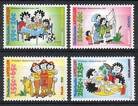 Znaczek Antyle Holenderskie 2007 Mi 1592-1595 Czyste **