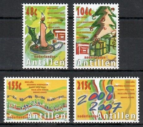 Znaczek Antyle Holenderskie 2007 Mi 1596-1599 Czyste **