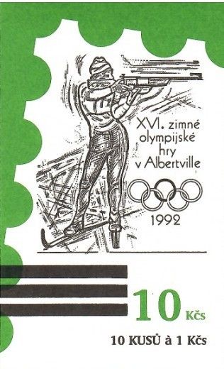 Znaczek Czechosłowacja 1992 Mi mh 3109 Czyste **