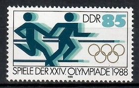 Znaczek NRD / DDR 1988 Mi 3189 Czyste **