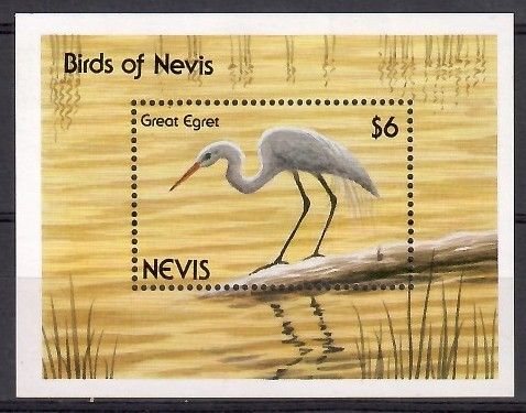 Znaczek Nevis 1991 Mi bl 33 Czyste **