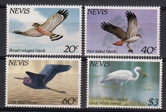 Znaczek Nevis 1985 Mi 248-251 Czyste **