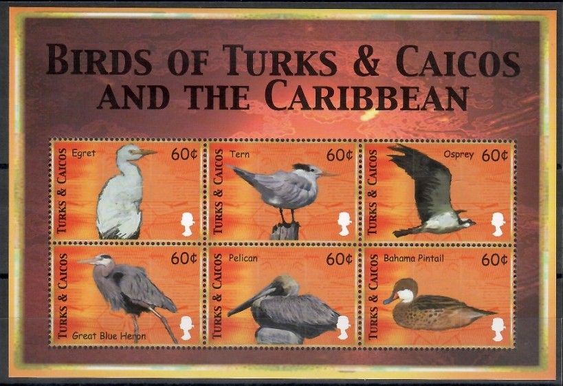 Znaczek Turks i Caicos 2000 Mi ark 1522-1527 Czyste **