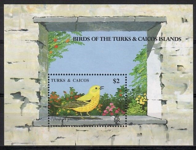 Znaczek Turks i Caicos 1990 Mi bl 83 Czyste **