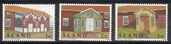 Znaczek Wyspy Alandzkie 1998 Mi 145-147 Czyste **