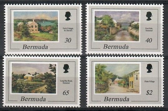 Znaczek Bermudy 1998 Mi 739-742 Czyste **