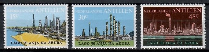 Znaczek Antyle Holenderskie 1974 Mi 284-286 Czyste **