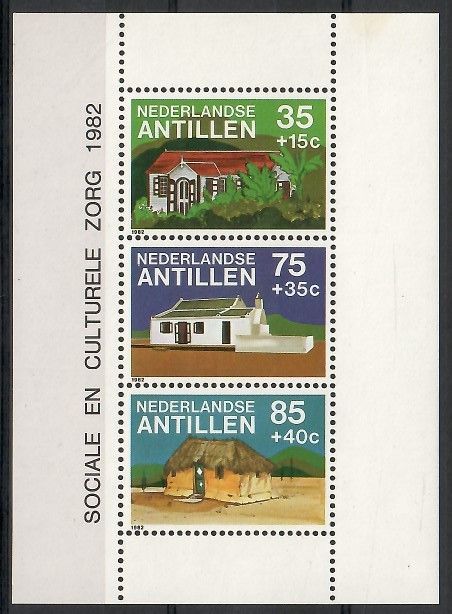Znaczek Antyle Holenderskie 1982 Mi bl 23 Czyste **