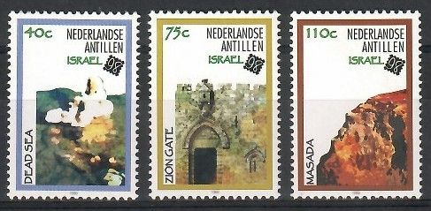 Znaczek Antyle Holenderskie 1998 Mi 951-953 Czyste **