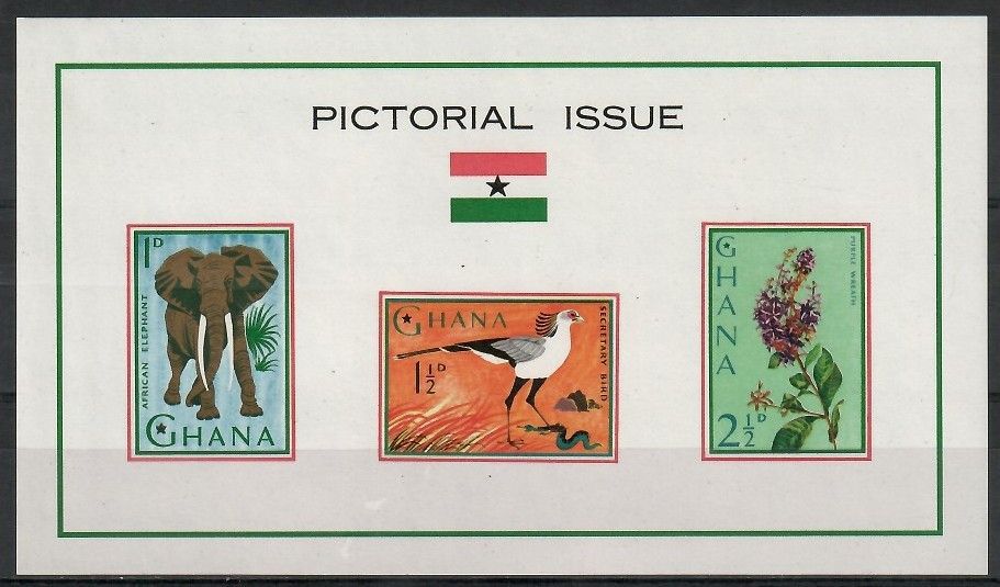 Znaczek Ghana 1964 Mi bl 14 Czyste **