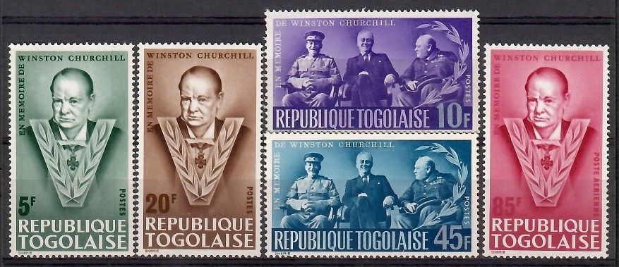 Znaczek Togo 1965 Mi 472-476 Czyste **