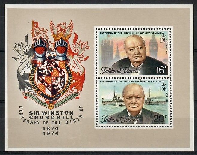 Znaczek Falklandy 1974 Mi bl 1 Czyste **