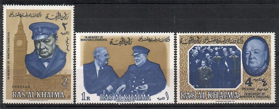 Znaczek Ras Al Khaimah 1965 Mi 15-17 Czyste **