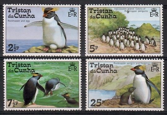 Znaczek Tristan da Cunha 1974 Mi 191-194 Czyste **