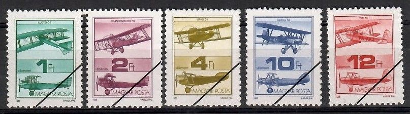Znaczek Węgry 1988 Mi spe3984-3988 Czyste **