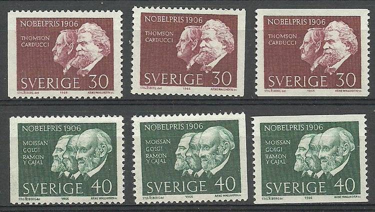 Znaczek Szwecja 1966 Mi 566-567ADlDr Czyste **
