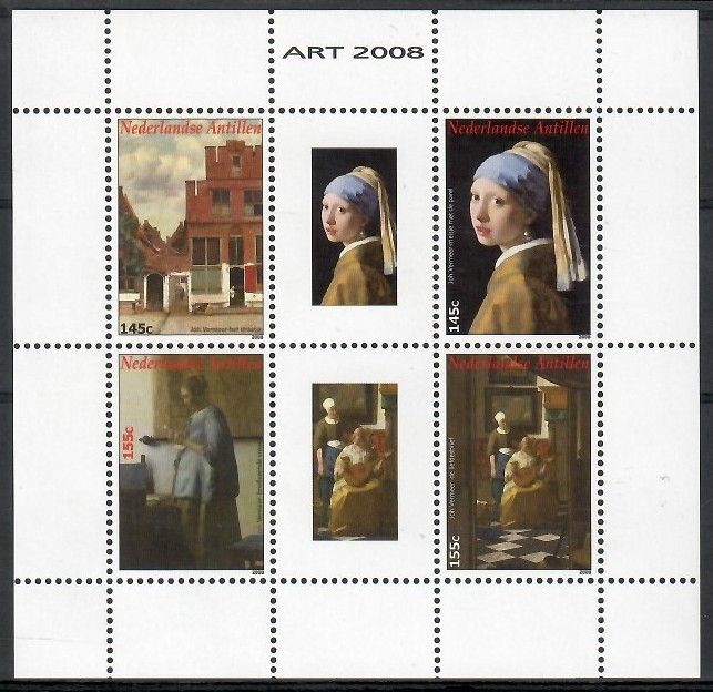 Znaczek Antyle Holenderskie 2008 Mi ark 1649-1652 Czyste **