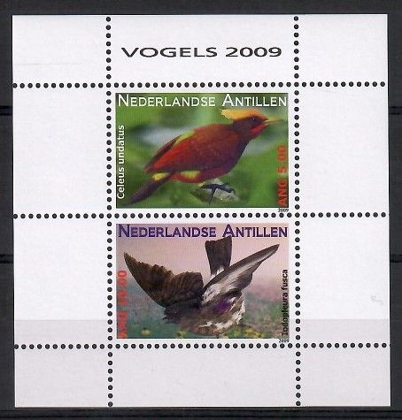 Znaczek Antyle Holenderskie 2009 Mi bl 76 Czyste **