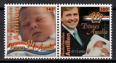 Znaczek Antyle Holenderskie 2004 Mi 1262-1263 Czyste **