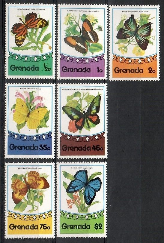 Znaczek Grenada 1975 Mi 693-699 Czyste **