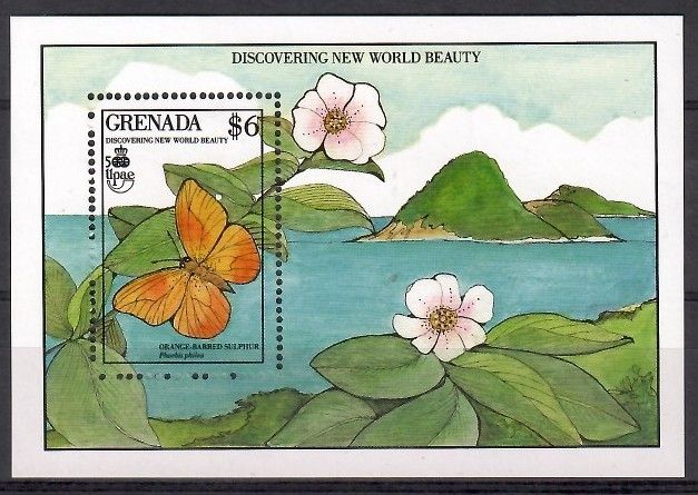 Znaczek Grenada 1990 Mi bl 241 Czyste **