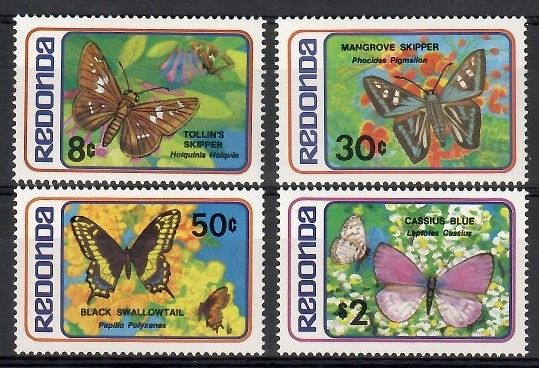 Znaczek Redonda 1982 Mi 105-108 Czyste **