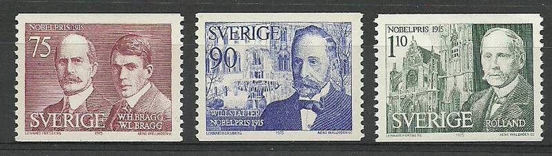 Znaczek Szwecja 1975 Mi 932-934 Czyste **