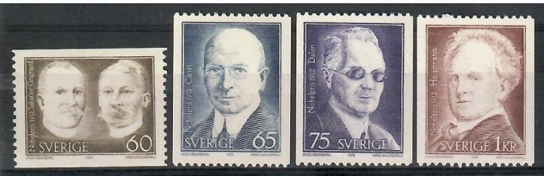 Znaczek Szwecja 1972 Mi 786-789 Czyste **