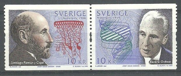 Znaczek Szwecja 2003 Mi 2353-2354 Czyste **