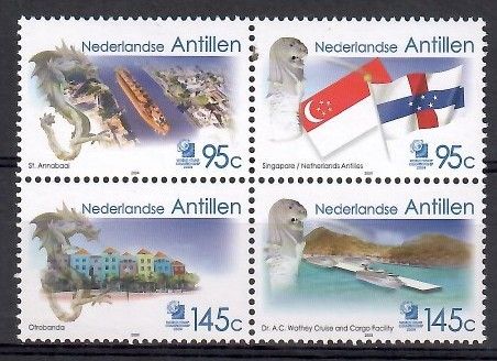 Znaczek Antyle Holenderskie 2004 Mi 1311-1314 Czyste **