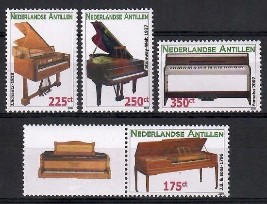Znaczek Antyle Holenderskie 2009 Mi zf 1754-1757 Czyste **