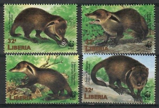 Znaczek Liberia 1998 Mi 2040-2043 Czyste **