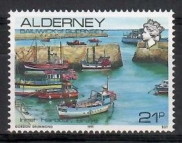 Znaczek Alderney 1991 Mi 48 Czyste **