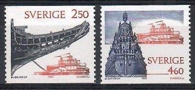Znaczek Szwecja 1990 Mi 1607-1608 Czyste **