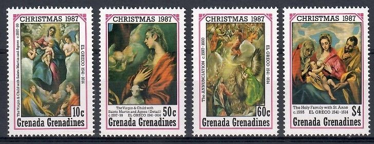 Znaczek Grenada i Grenadyny 1987 Mi 934-937 Czyste **