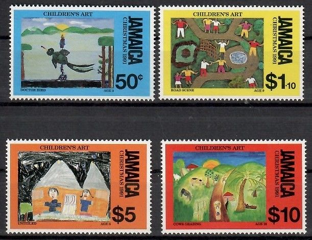 Znaczek Jamajka 1991 Mi 780-783 Czyste **
