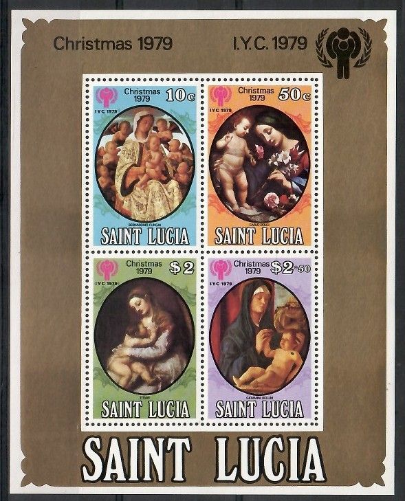 Znaczek Saint Lucia 1979 Mi bl 19 Czyste **