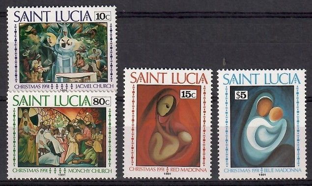 Znaczek Saint Lucia 1991 Mi 995-998 Czyste **