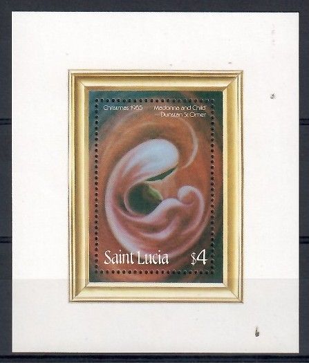 Znaczek Saint Lucia 1985 Mi bl 44 Czyste **