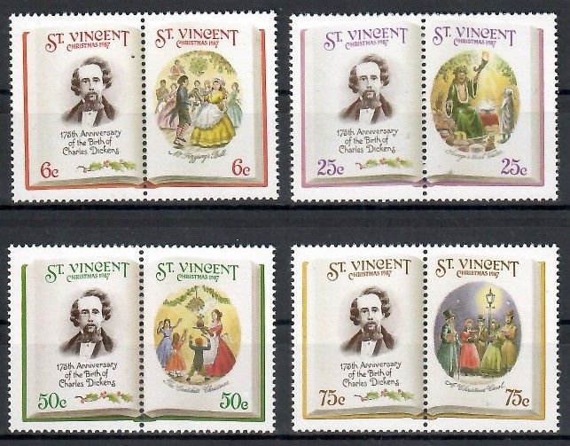 Znaczek St. Vincent 1987 Mi 1090-1097 Czyste **
