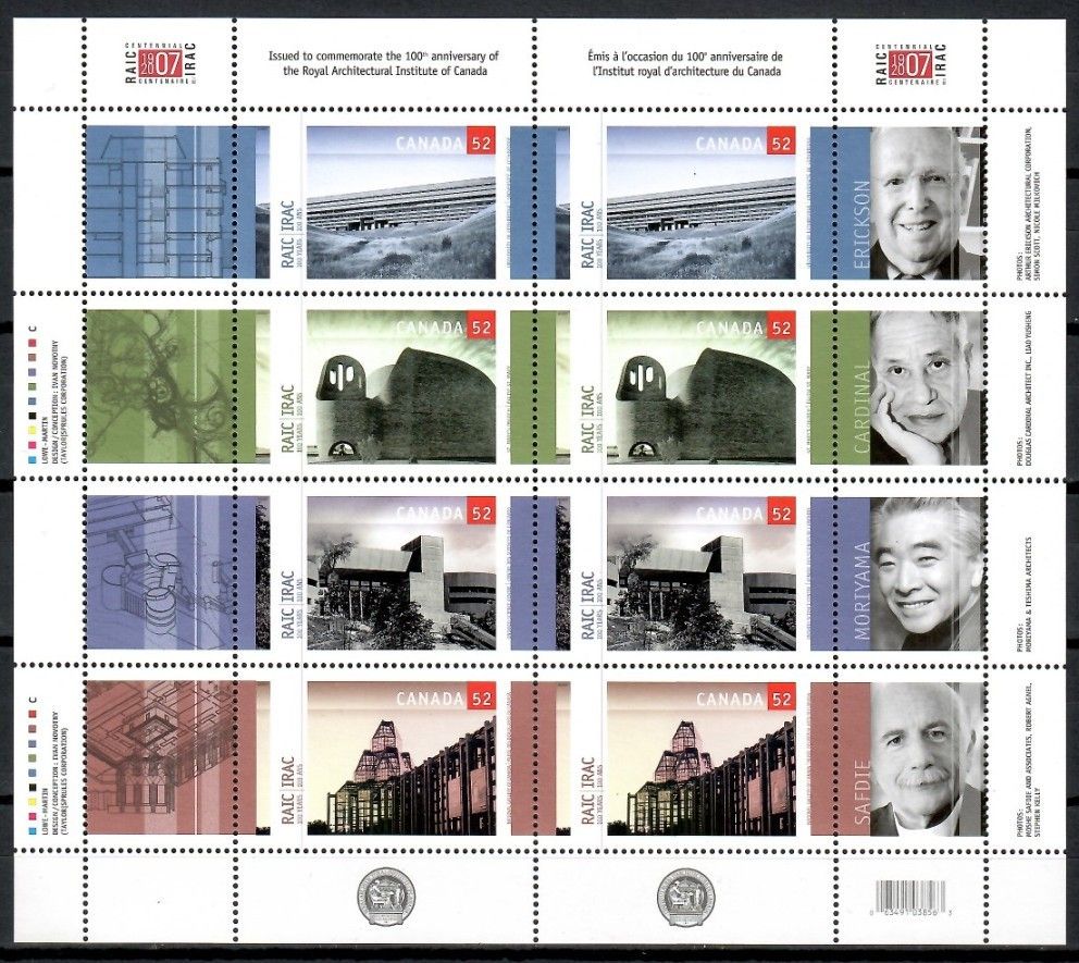 Znaczek Kanada 2007 Mi ark 2404-2407 Czyste **