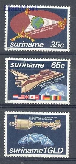 Znaczek Surinam 1982 Mi 967-969 Czyste **