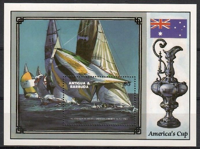 Znaczek Antigua i Barbuda 1987 Mi bl 122 Czyste **